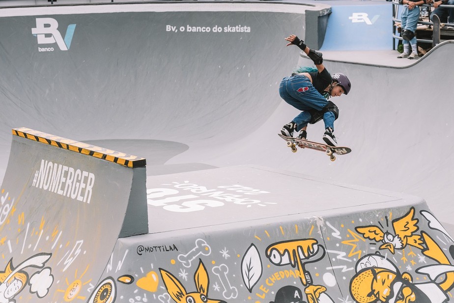 Pista de skate reformada para o STU, no Rio de Janeiro
