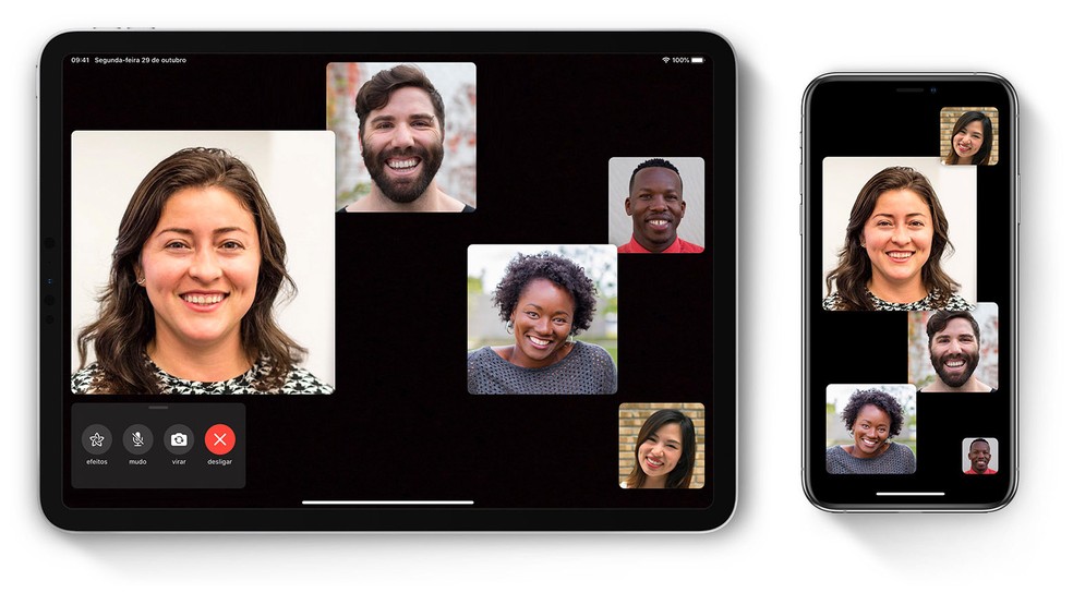 FaceTime passou a bloquear ligações para aparelhos mais antigos — Foto: Divulgação/Apple