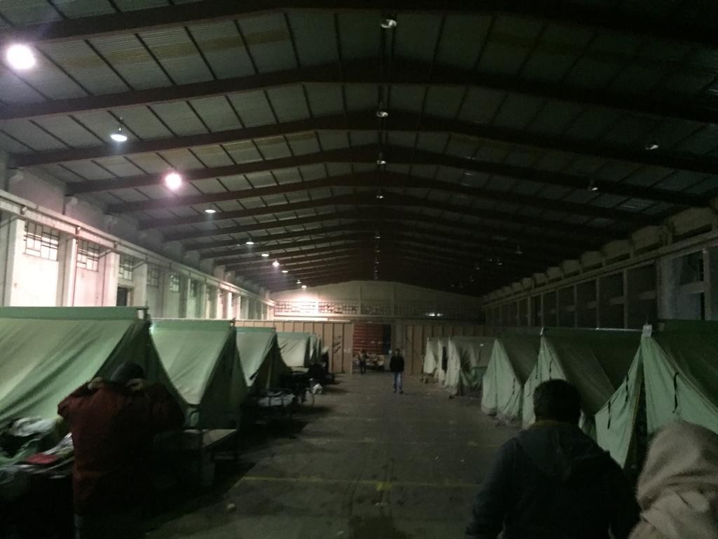 Acampamento de refugiados sírios na Grécia (Foto: Arquivo pessoal)