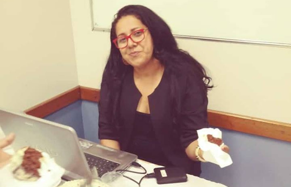 Joselita Felix em sala de aula — Foto: Facebook/Reprodução