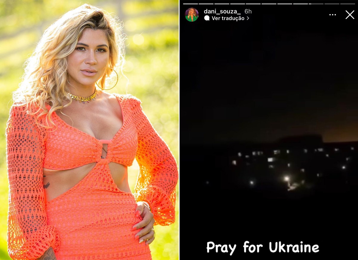 Dani Souza falou sobre a preocupação com os ataques na Ucrânia (Foto: Reprodução / Instagram)