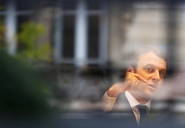 Emmanuel Macron, candidato centrista da França (Foto: Regis Duvignau/Reuters)