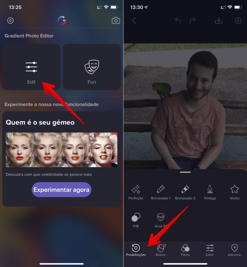 Gradient Photo Diz Com Qual Famoso Voce Se Parece E Faz Sucesso Nos Eua Editores Techtudo