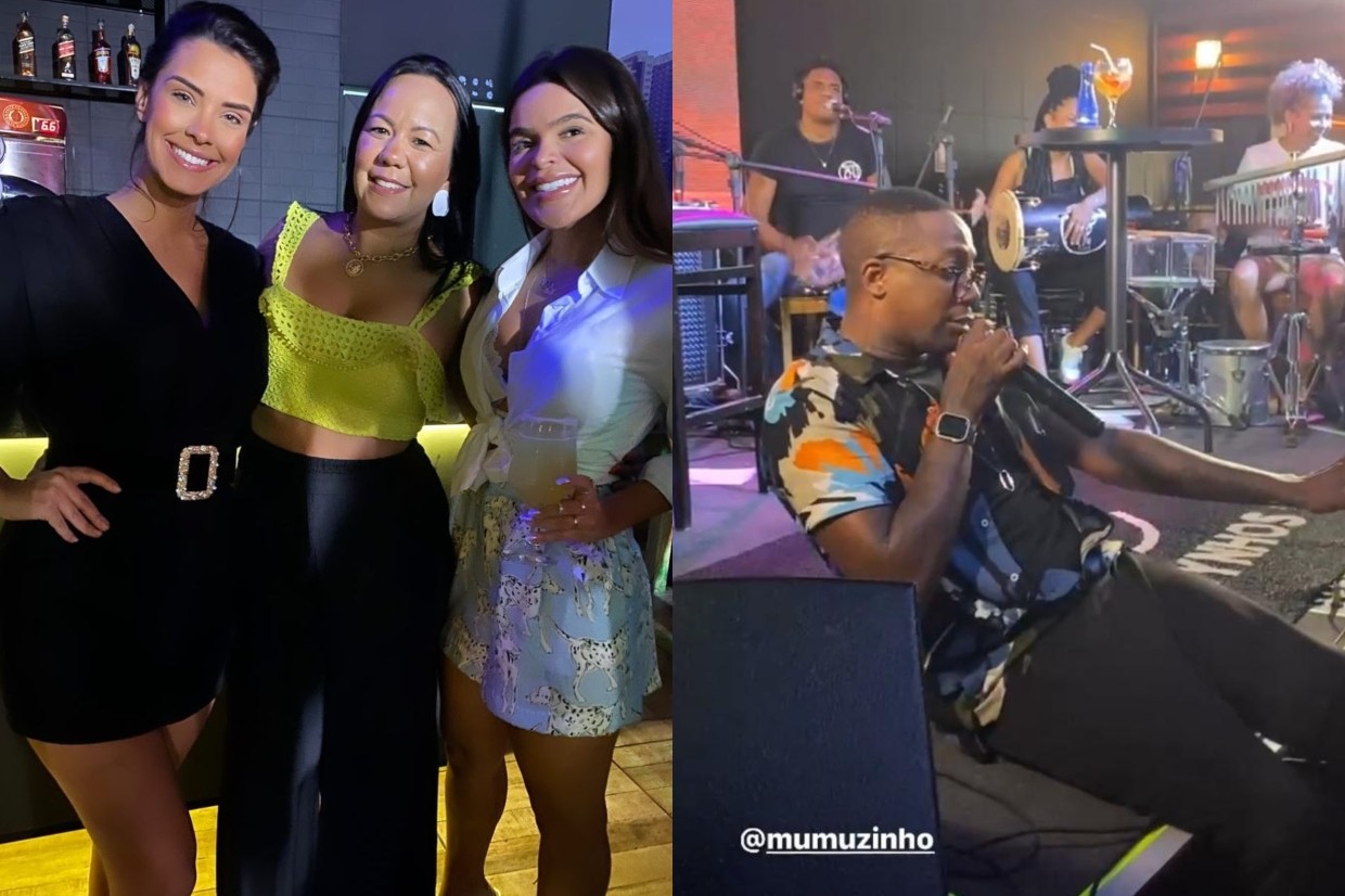 Ivy Moraes curte show com amigas (Foto: Reprodução/Instagram)