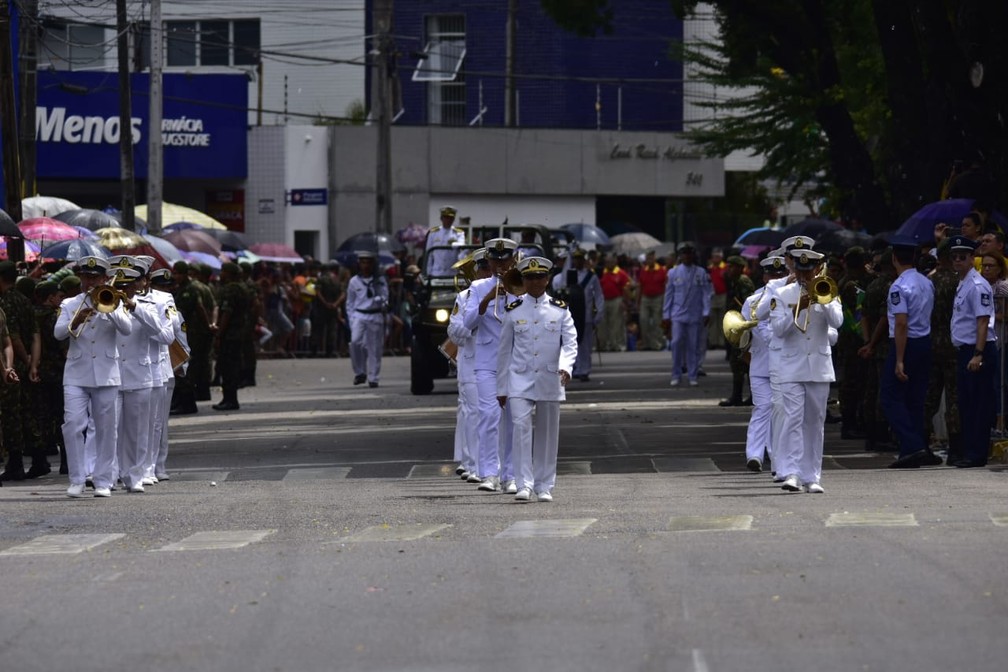Desfile de 7 de Setembro em Natal â Foto: Pedro Vitorino