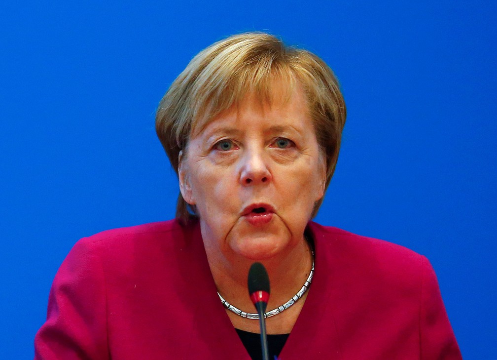 Chanceler alemã, Angela Merkel — Foto: Hannibal Hanschke/ Reuters