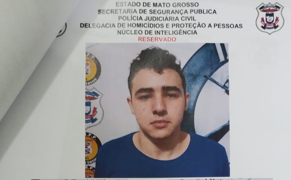 Gabriel Brito Gabiato Pires â€” Foto: PolÃ­cia Civil de Mato Grosso/Assessoria