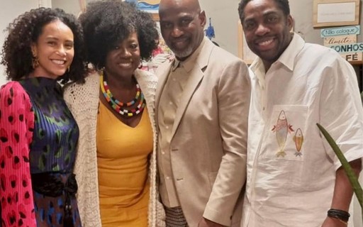 Viola Davis sobre encontro com artistas pretos no Brasil: "Brilhantes!"