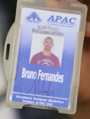Goleiro Bruno em Santa Luzia (Foto: Bernardo Pombo e Luiz Cláudio Amaral)
