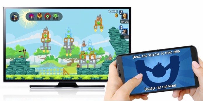 Angry Birds Friends e outros games podem ser transmitidos para a TV com Chromecast (Foto: Divulgação)