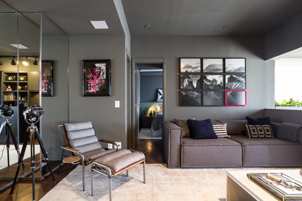 Apartamentos de 50 m²: 6 projetos para você se inspirar  (Foto: Ricardo Bassetti )