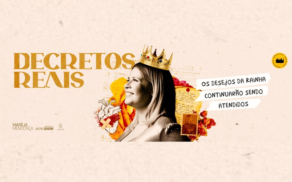 Equipe lança projeto "Decretos Reais", com músicas inéditas de Marília Mendonça  — Foto: Divulgação/WorkShow