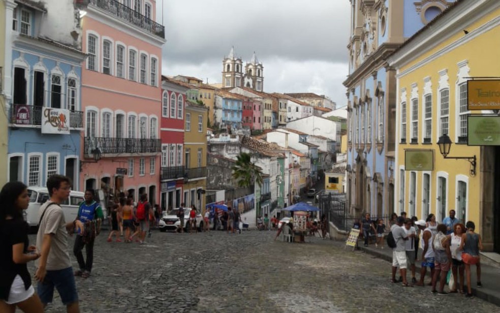 Circuito do Pelourinho, em Salvador  â Foto: Alan Oliveira/G1