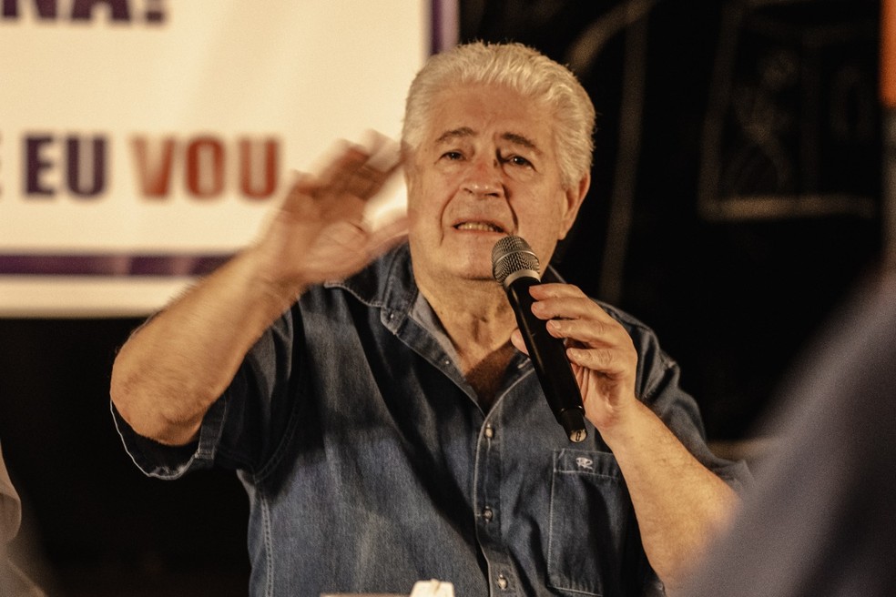 Roberto Requião é pré-candidato ao governo do Paraná pelo PT — Foto: Eduardo Matysiak/PT-PR