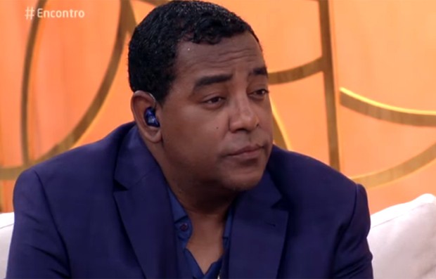 Luiz, vocalista do Raça Negra (Foto: Reprodução/TV Globo)