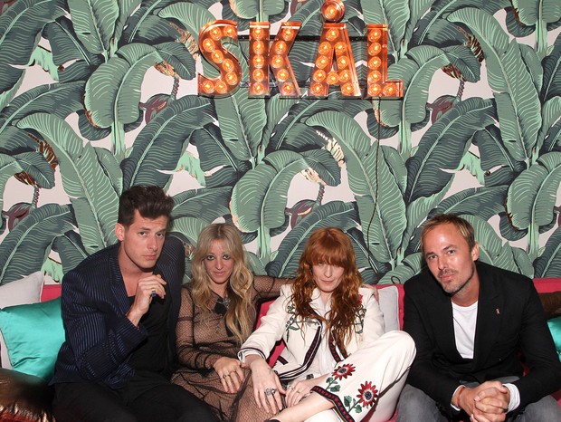 Florence Welch, Mark Ronson e Jonas Tahlin (Foto: Getty Images)