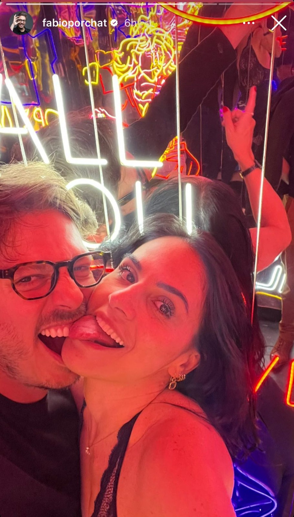 Fábio Porchat posta com a nova namorada — Foto: Reprodução/Instagram