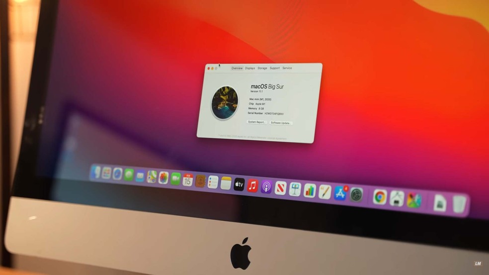 Luke Miani reaproveitou iMac com defeito para convertê-lo num iMac com M1 — Foto: Reprodução/YouTube