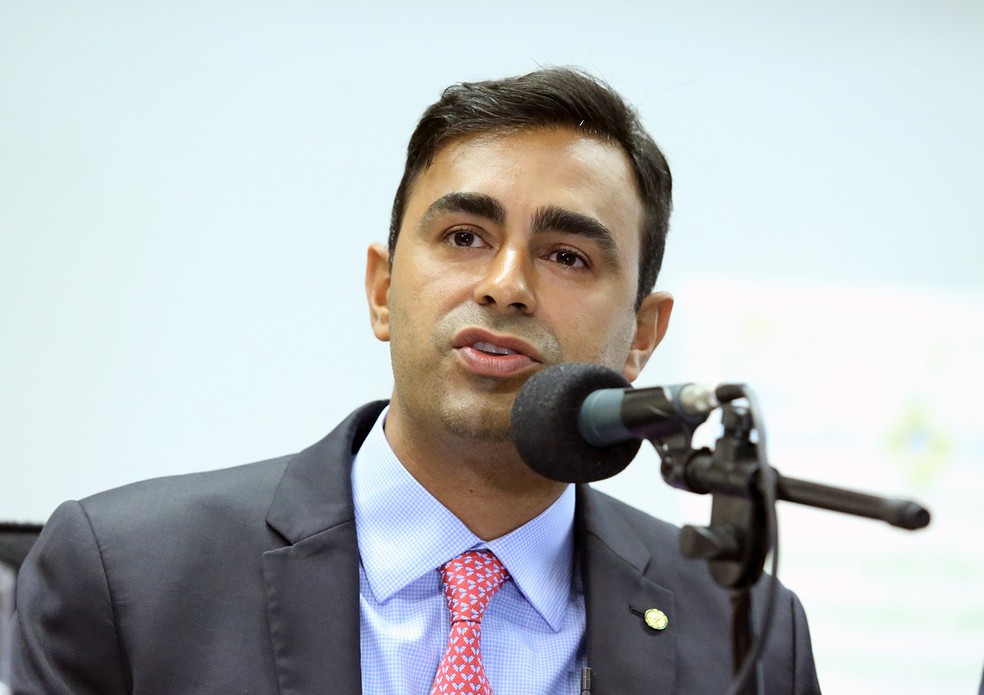Deputado Felipe Bornier em sessão na Câmara — Foto: Antonio Augusto/Câmara dos Deputados