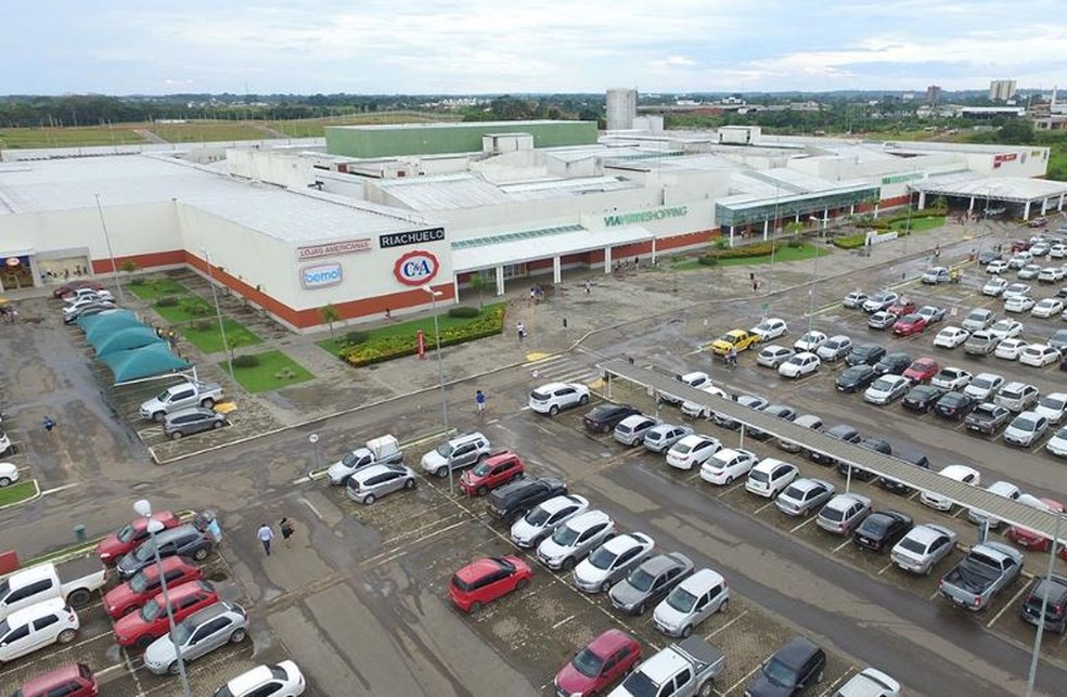 Tarifa do estacionamento do shopping de Rio Branco tem alta de 25% para carros — Foto: Divulgação/Via Verde Shopping 