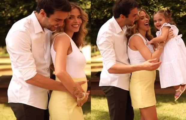 Carol Dias e Kaká anunciam que estão grávidos (Foto: Reprodução/ Instagram)