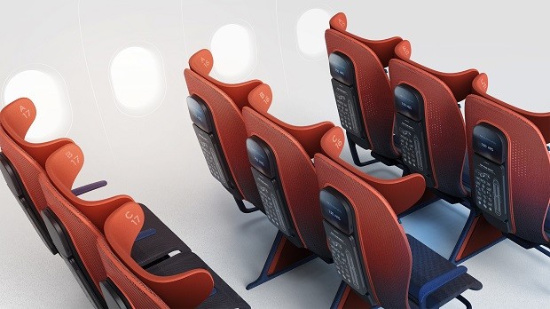 Marca cria assento pra avião que se ajusta automaticamente ao corpo (Foto: REPRODUÇÃO)