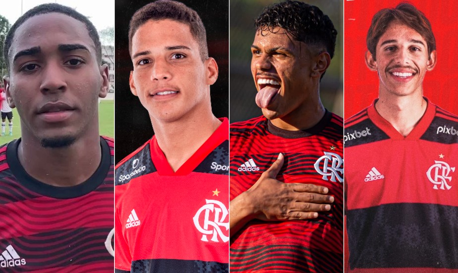 Lorran, Thiaguinho, Mateusão e Werton são nomes para ficar de olho no Flamengo