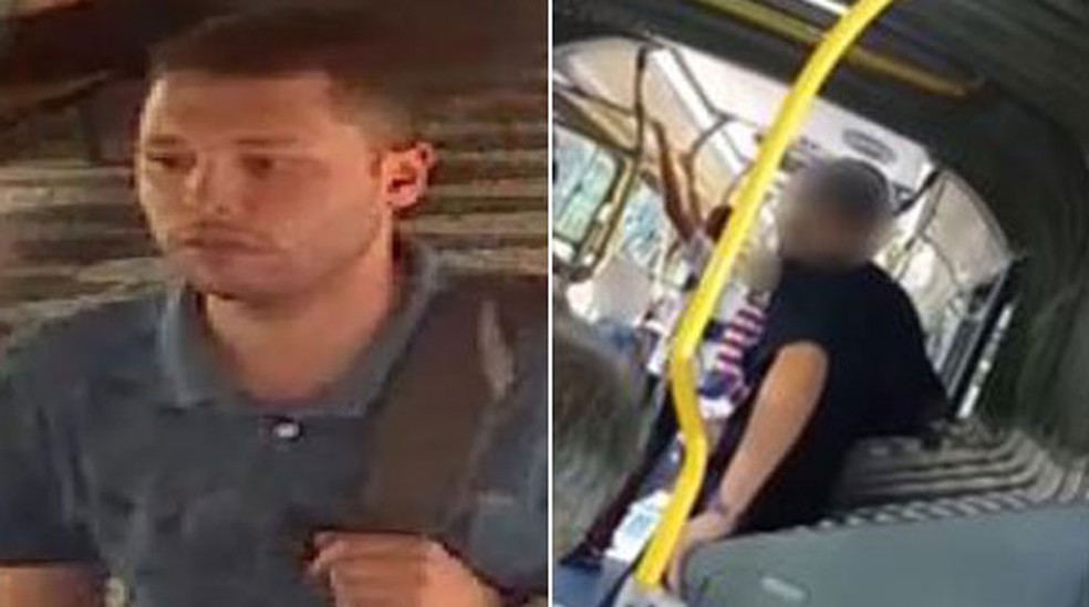 Homem que esfaqueou mulher em ônibus de Curitiba; polícia diz que ele matou outra pessoa há seis meses — Foto: Reprodução