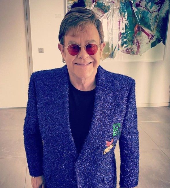 Elton John (Foto: Reprodução / Instagram)