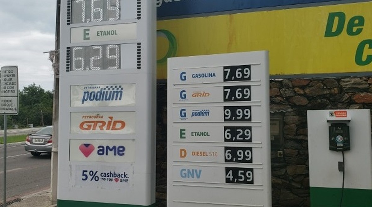 Postos passam a mostrar preços dos combustíveis com duas casas decimais em  Natal; entenda | Rio Grande do Norte | G1