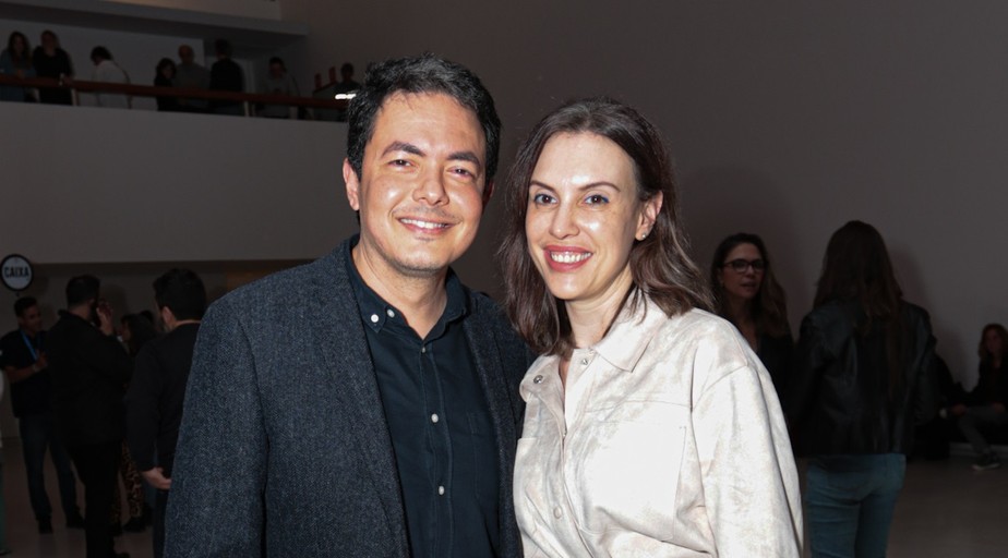 Jornalista Alan Severiano com a esposa, Rachel Rubin