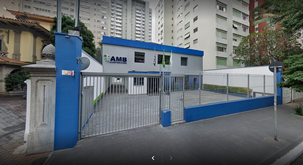 Sede da AMB em SP — Foto: Reprodução/Google Street View