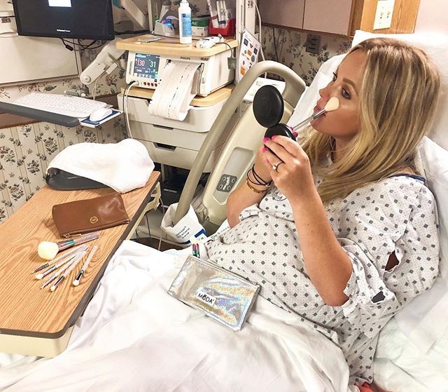 A influencer Lindsay Bryan antes de dar à luz  (Foto: reprodução Instagram)