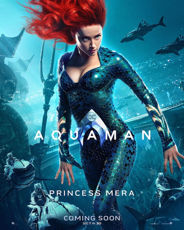 Um dos novos pôsteres do filme do herói Aquaman (Foto: Divulgação)