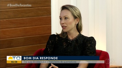Cirurgiã plástica tira dúvidas sobre o tratamento de queimaduras no Bom Dia Responde