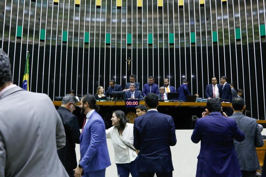 Plenário da Câmara dos Deputados na votação da PEC Eleitoral