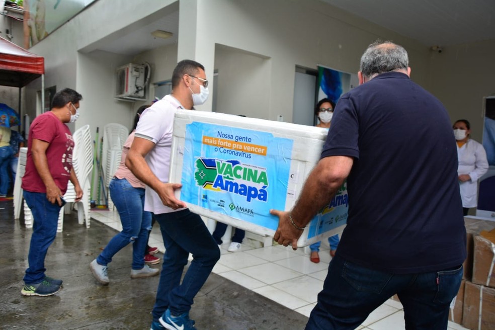 Covid-19: Amap&aacute; recebe 18,2 mil doses de vacinas e pode iniciar a vacina&ccedil;&atilde;o para a seguran&ccedil;a p&uacute;blica &mdash; Foto: GEA/Divulga&ccedil;&atilde;o
