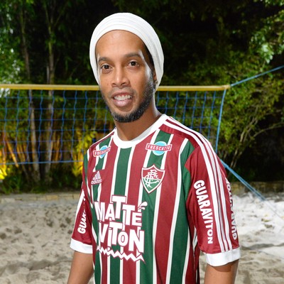 Ronaldinho Gaúcho camisa Fluminense (Foto: Alexandre Vidal / Agência FotoBR)