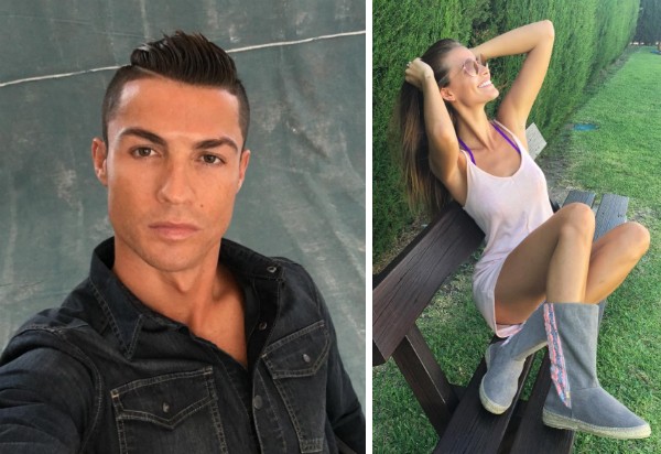O jogador de futebol Cristiano Ronaldo e sua suposta nova namorada (Foto: Instagram)