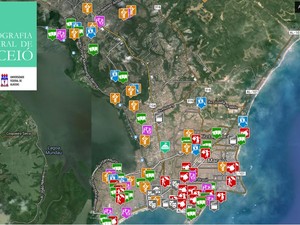 Projeto Cartografia Cultural informa aonde estão os principais pontos de cultura em Maceió (Foto: Reprodução/FMAC-AL)
