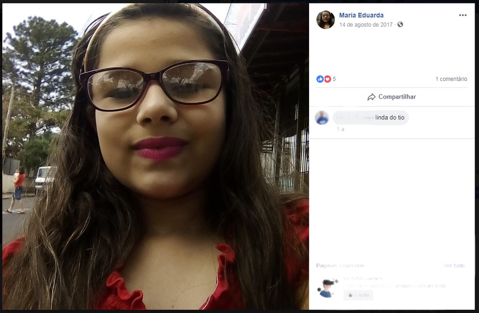 Maria Eduarda, de 10 anos, morreu ap&oacute;s picada de escorpi&atilde;o em Santa B&aacute;rbara d'Oeste &mdash; Foto: Reprodu&ccedil;&atilde;o/Facebook/Maria Eduarda