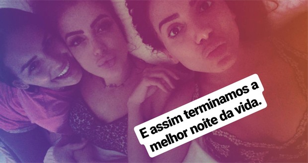 Anitta com as amigas (Foto: Reprodução/Instagram)