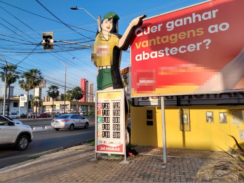 Gasolina chega a R$ 7,29 nos postos de combustíveis de Teresina — Foto: Lívia Ferreira/g1 PI