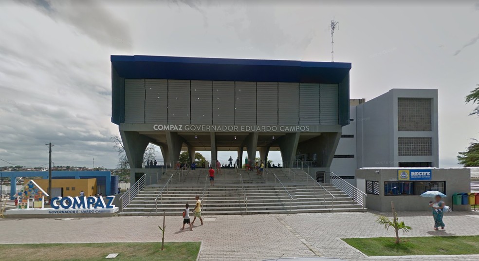 Unidades do Compaz no Recife ficam fechadas no feriado — Foto: Reprodução/Google Street View