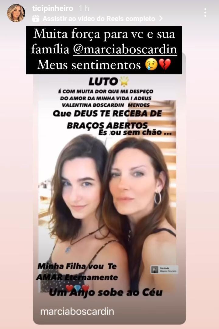 Ticiane Pinheiro faz homenagem a Valentina (Foto: Reprodução / Instagram)