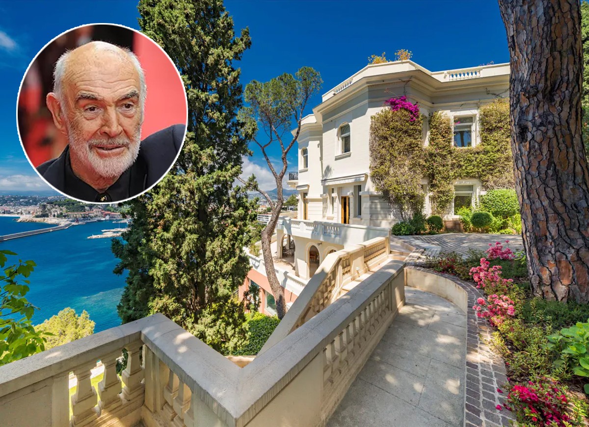 Casa de Sean Connery na Riviera Francesa é colocada à venda por R$ 201 milhões (Foto: Reprodução / Frank Knight Real Estate)