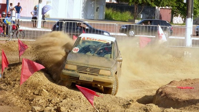 Jipes 'invadiram' sambódromo de Macapá para a 6° edição do Fest Jeep (Foto: Andreza Sanches/Arquivo pessoal)