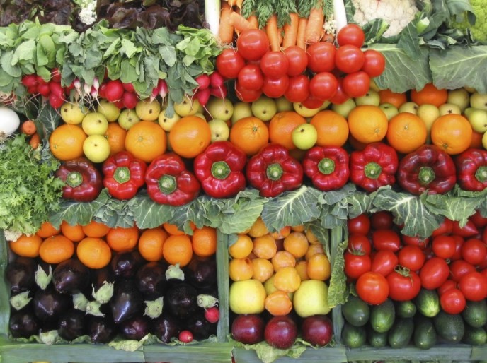Frutas, legumes e verduras