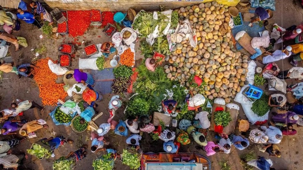 Hoje, 38% da superfície terrestre da Terra é usada para cultivar alimentos ou outros produtos para humanos — Foto: Getty Images