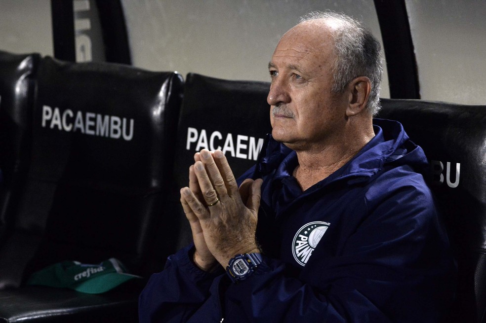 Luiz Felipe Scolari, técnico do Palmeiras — Foto: Marcos Ribolli